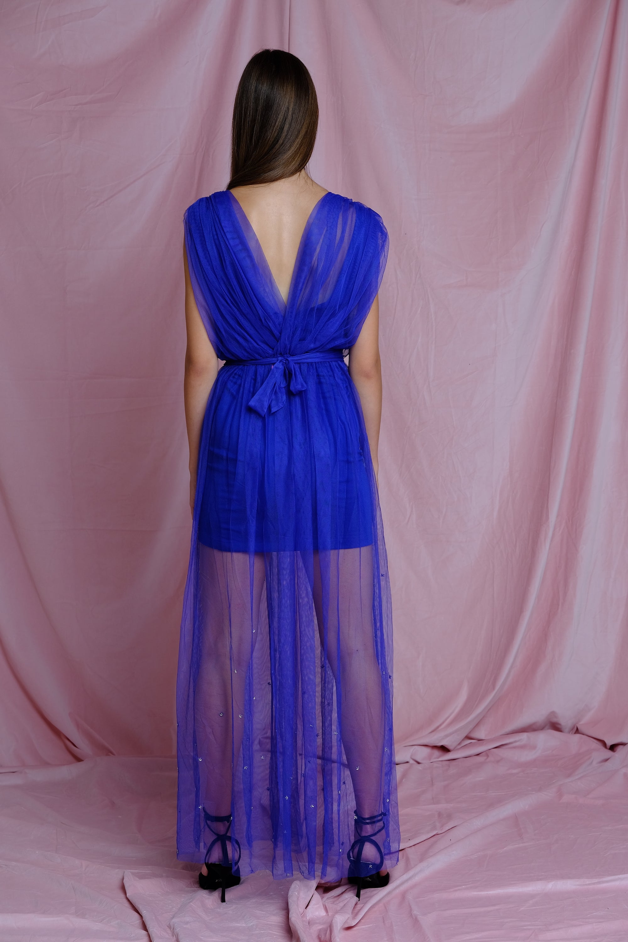 Blue Cobalt Tulle Dress