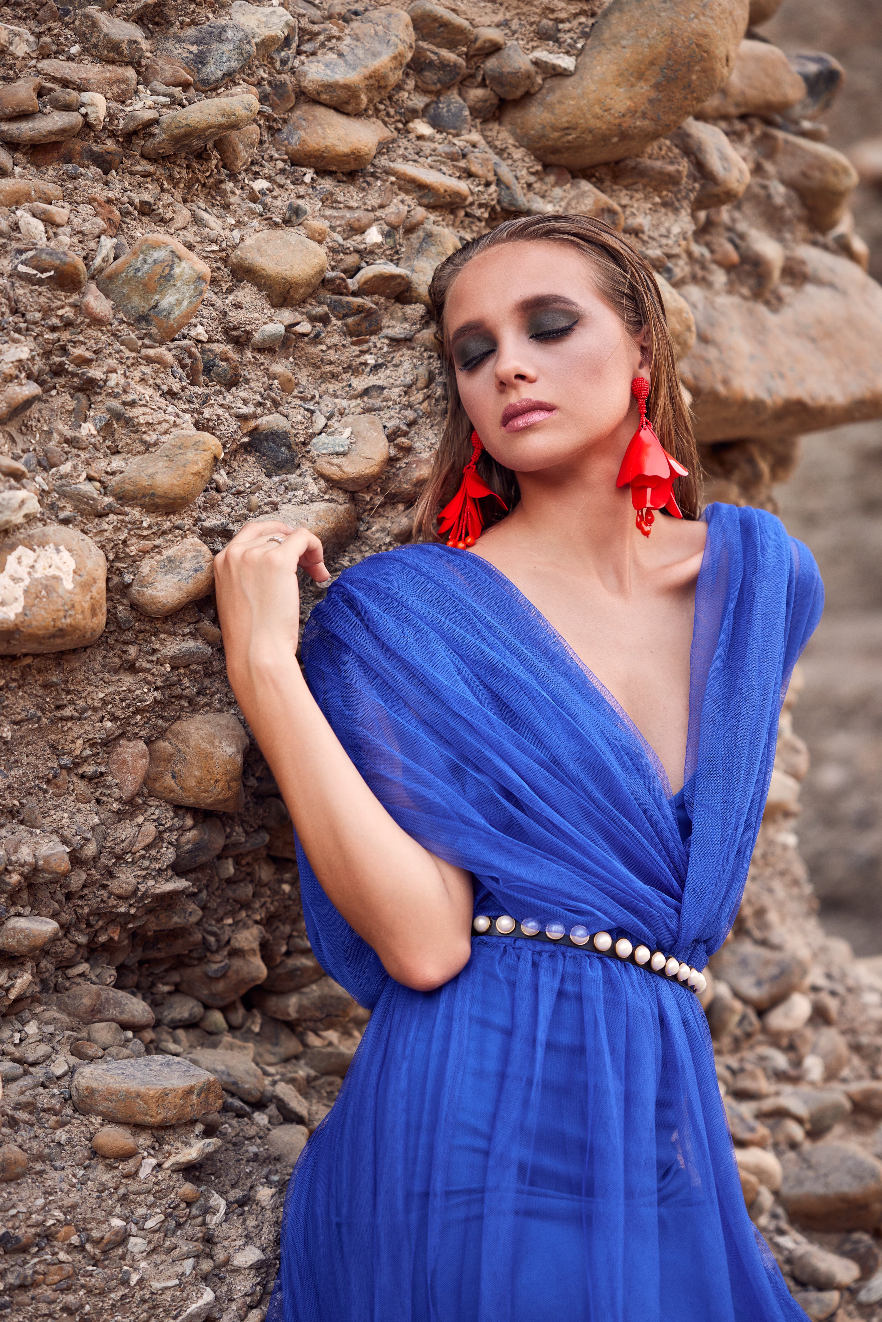 Blue Cobalt Tulle Dress