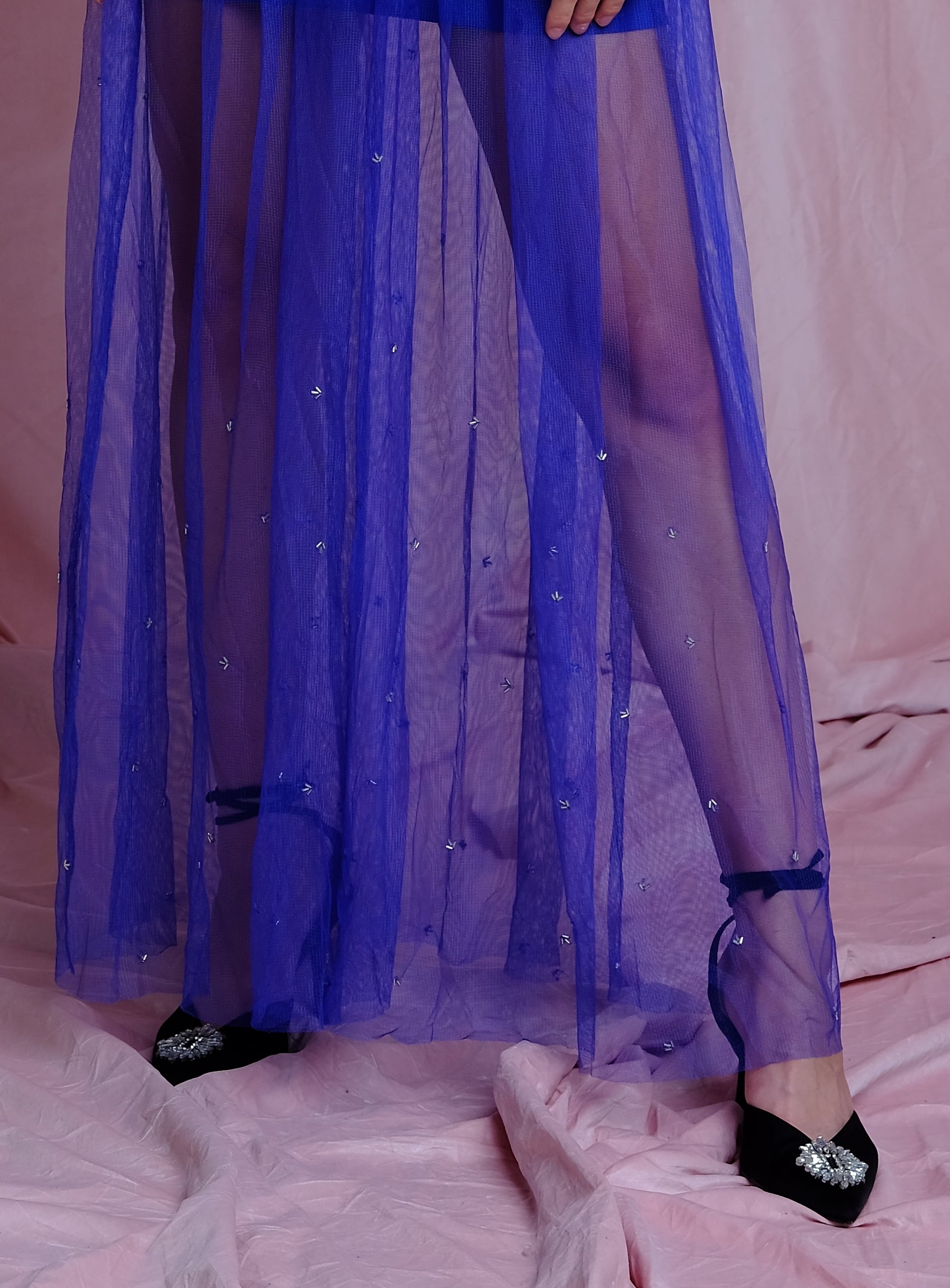 Blue Cobalt Tulle Dress