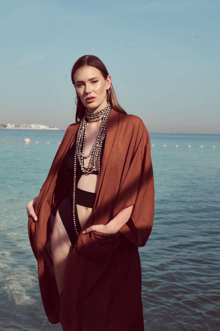 Brown Kimono - Upgrade Your Style Today! Brown Kimono - Upgrade Your Style Today!